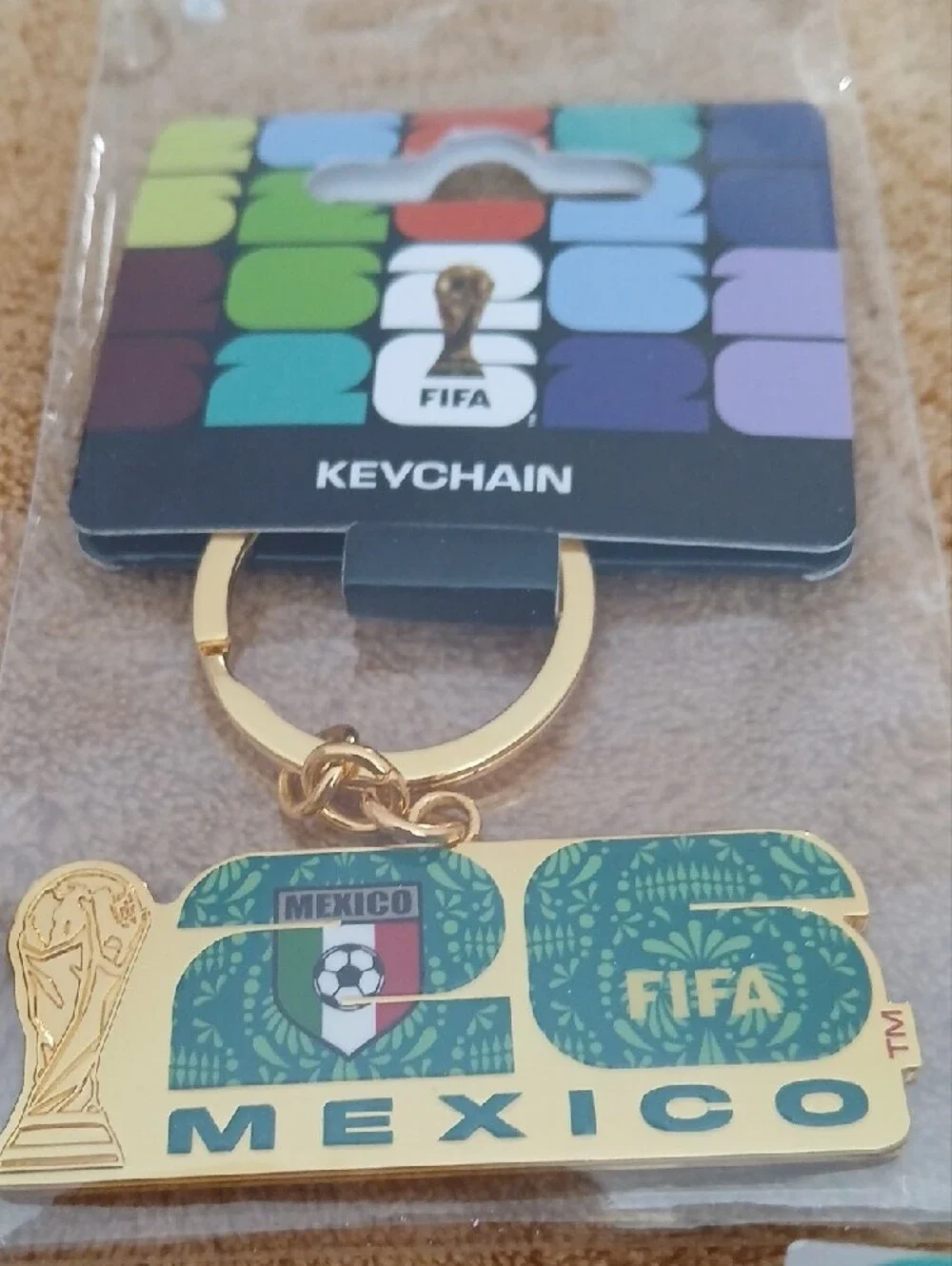 NWT Collector Mexico 2026 Pin, Key Chain ,Led Glow Bracelet.